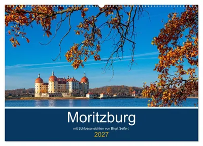 Produktbild von Moritzburg mit Schlossansichten (Wandkalender 2027 DIN A2 quer), CALVENDO Monatskalender