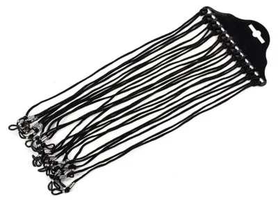 Produktbild von Brillenband, Nylonmaterial, 12er Set, 12PCS Schwarz