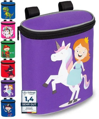 Produktbild von Kinderstuurtas mit Deckel für Loopfietsten