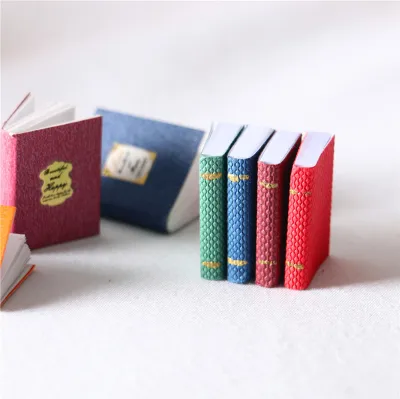 Produktbild von 4PCS 1/12 Miniaturfarbene Buch Dollhouse Möbelzubehör Kinder DIY -Spielzeug