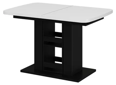 Produktbild von Esstisch Vicco Fenaro Weiß/Schwarz 120 x 80 cm, Model 59608