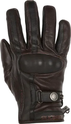 Immagine prodotto di Guanti da moto Helstons Tinta da donna, marrone scuro, 9