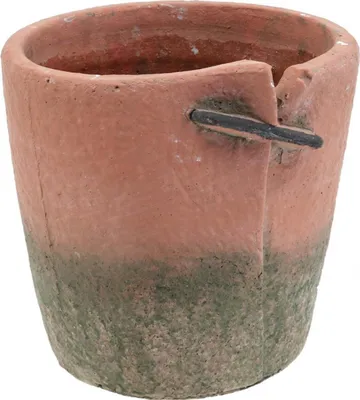 Produktbild von Beton Blumentopf Übertopf Terracotta Ø18cm H17cm Pflanzkübel Deko Pflanzen