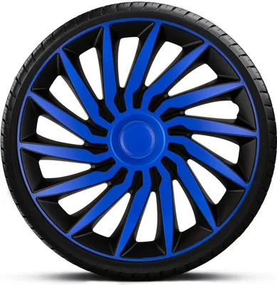 Produktbild von Radkappen Radzierblenden SATZ (4Stück) 13 Zoll KENDO BLUE BLACK Z461031