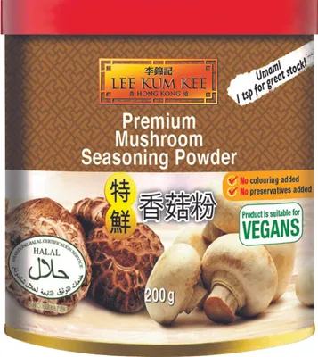 Produktbild von LEE KUM KEE Premium Pilz Würzpulver 200g | Umami Pulver | Mushroom Seasoning Powder