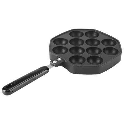 Zdjęcie produktu dla 12 wgłębień Aluminiowa płyta grillowa NOn Stick Takoyaki Octopus Ball Pancake Maker Baking Pan