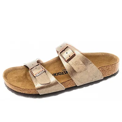 Produktbild von Birkenstock Sydney Pantolette Beige Größe 41, Farbe: Taupe