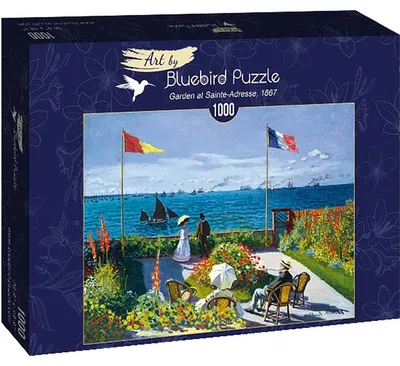 Image de Puzzle Bluebird - Le jardin de Sainte-Adresse, Claude Monet - 1000 pièces - (60042)
