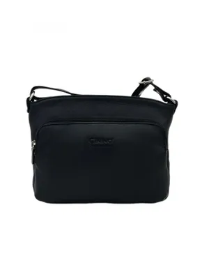 Produktbild von C6071 Cinino Ledertasche Umhängetasche Schwarz