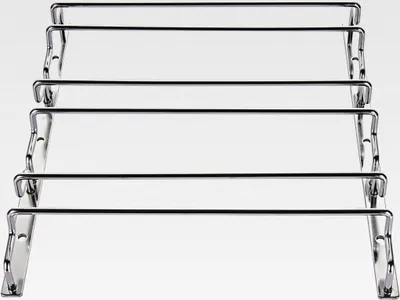 Produktbild von 27,5 cm Weinglasregal unter Schrank, Weingläser Aufbewahrungsbügel, hängende Stielglashalter für Bar Esszimmer, 3 Reihen