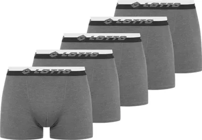 Produktbild von L|Lotto Retro Herren Boxershorts 5er-Pack anthrazit MBXY10001REW-ANTRA