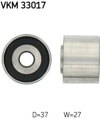 Produktbild von SKF VKM 33017 Umlenkrolle Keilrippenriemen passend für PEUGEOT 206 Schrägheck (2A/C) 306 Schrägheck (7A, 7C, N3, N5) PARTNER Combispace (5F)