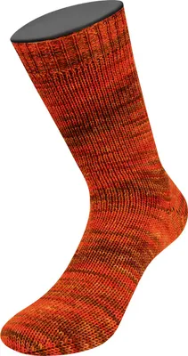 Produktbild von Lana Grossa - Meilenweit 100g Sooty 6225 burgund weinrot fuchsia orange gelb ocker