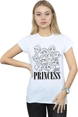 Imagen del producto de Disney - Camiseta para mujer BI37291 (Talla M) (Blanca)
