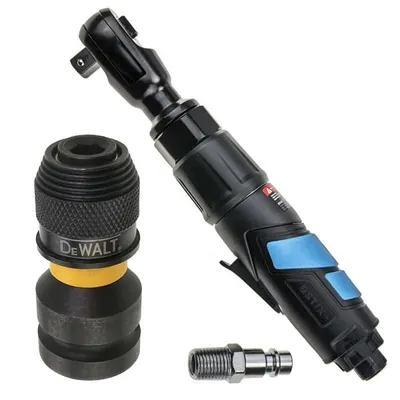 Produktbild von Druckluft Ratschenschrauber 1/2" 102Nm mit Bit Adapter Druckluft Ratsche Knarre