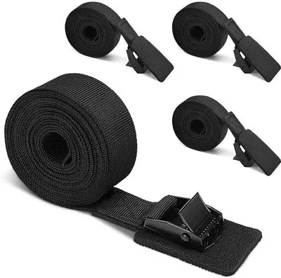 Zdjęcie produktu dla Wzmocnione pasy mocujące 2 m x 25 mm, regulowane, do bagażnika dachowego, roweru