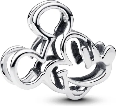 Produktbild von PANDORA Disney Mickey Mouse Slide-Charm aus Sterlingsilber