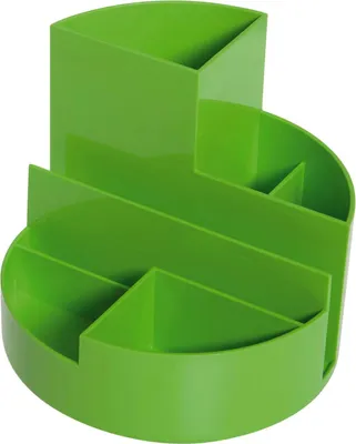 Produktbild von MAUL Stifteköcher MAULrundbox Kunststoff 14 x 14 x 12.5 cm hellgrün