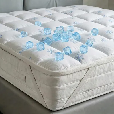Immagine prodotto di Tappetino refrigerante per materasso, 160x195 cm, traspirante, per il letto