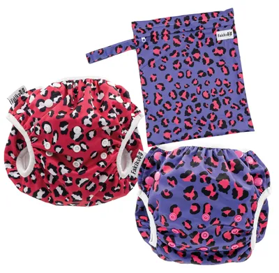 Immagine prodotto di Costume impermeabile e riutilizzabile per bambini, con borsa per pannolini, adatto a bambini da 0 a 3 anni