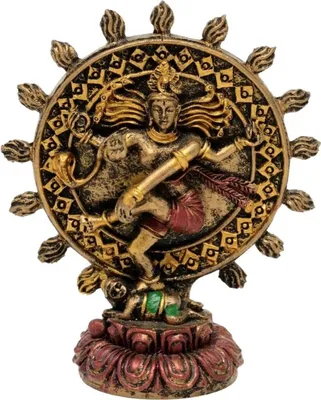 Produktbild von Kleine Dekofigur hinduistischer Gott Shiva bronzefarben