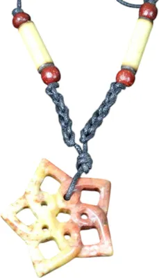 Produktbild von Stern mit Speckstein Anhänger handgemacht Wegweiser Schmuck handmade