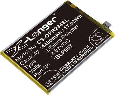 Produktbild von TECHTEK Akku Kompatibel mit [Oppo] CPH2343, Reno7 Z 5G Ersetzt BLP907