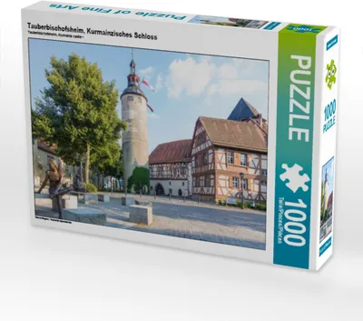 Produktbild von CALVENDO Puzzle Tauberbischofsheim, Kurmainzisches Schloss | 1000 Teile Lege-Größe 64x48cm Foto-Puzzle für glückliche Stunden