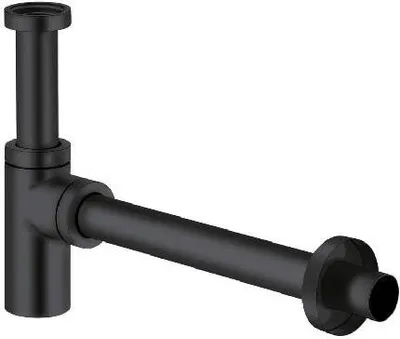 Zdjęcie produktu dla Syfony Kludi - Design syfon, czarny matowy 1002039-00