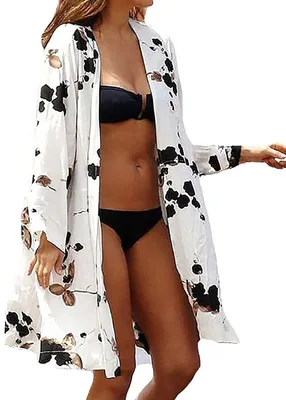 Imagen del producto de SolidKeus - Poncho de verano para mujer, vestido de playa y prenda para cubrir el bikini