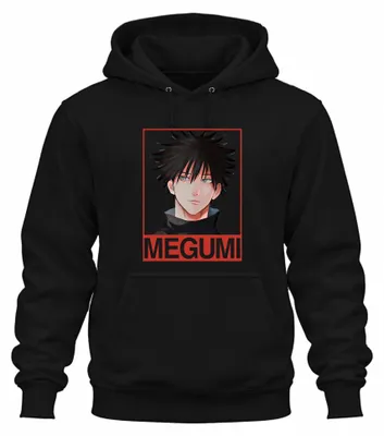 Zdjęcie produktu dla Megumi Fushiguro Jujutsu Kaisen Anime Fan Gift Gloomy Otaku Uni Bluza z kapturem, Czarny, S