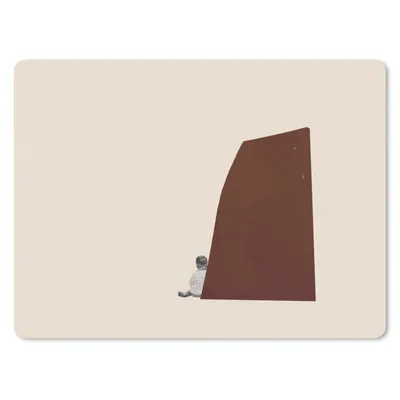 Produktbild von MuchoWow® Mauspad Mousepad Vintage - Pastell - Junge 40x30 cm - Mousepads - Maus Mat - Pad - Mausunterlage - Anti Rutsch