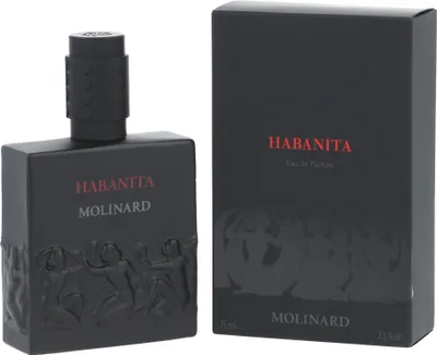Obrázok produktu pre Molinard HABANITA, Ženy, 75 ml, Geranium, Petitgrain olej, Ylang-ylang, Céder, Heliotrope, Jazmín, Citlivka, Muškátový orech, Vetiver, Ylang-ylang, Jantár, Maisúr, Konárnik slivkový, Pačuli, Vanilka, Sprej