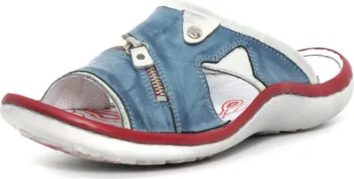 Produktbild von Krisbut Damen Pantoletten blau-kombi (blau) 2209-7-1 Größe - 39