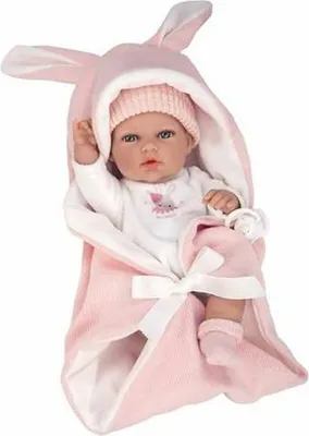 Produktbild von MuÑecas Arias Eleganz Weihnachten Mit Schlafsack Vinylkörper Mädchen Babypuppe 30 Cm Rosa  Kinder Rosa One Size