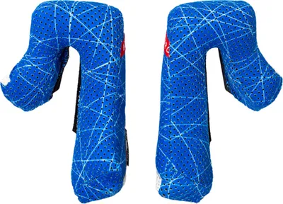 Zdjęcie produktu dla Niebieskie ochraniacze policzków do kasku Airoh Aviator 3 w rozmiarze XL