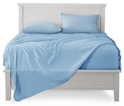 Produktbild von FARFALLAROSSA Bettwäsche-Set für Einzelbett aus 100% Baumwolle, Spannbettlaken f
