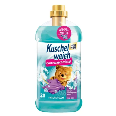 Produktbild von Kuschelweich Colorflüssigwaschmittel Frischetraum pure Frische 20WL