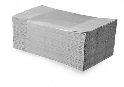 Produktbild von 5000x Falthandtücher Papierhandtuch 25x23cm 1-lagig natur geprägt Zick Zack V-Falz