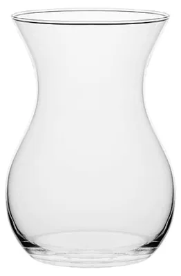 Zdjęcie produktu dla Szklana waza Sandra Rich, model Classic Belly, przezroczysta, 18x12 cm, 1 sztuka