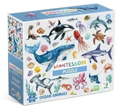Obrázok produktu pre Puzzle 200 Montessori Morské zvieratá – Dodo