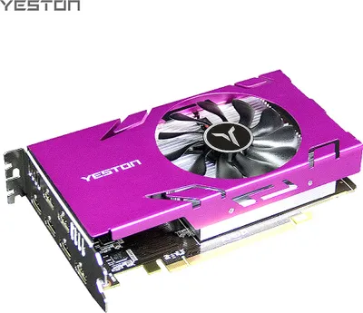 Obrázek produktu pro (Yeston) R7 350-4G 6HDMI Grafická karta pro šest obrazovek, podporuje přímé připojení HDMI, podporuje přenos výstupu VGA a DVI-D, grafická karta pro více obrazovek GA