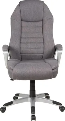 Produktbild von Chefsessel >Dirk< Federkern, dunkelgrau, Webstoff - 66x116x66cm (BxHxT)