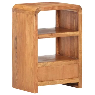 Zdjęcie produktu dla Szafka nocna, 40x30x60 cm, akacja z miodowym wykończeniem