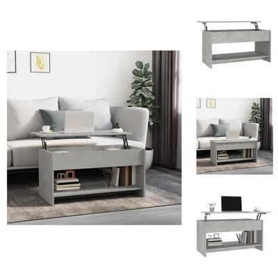 Obrázok produktu pre vidaXL Konferenčný stolík betón sivý 102x50x52,5 cm materiál na báze dreva - Konferenčné stolíky