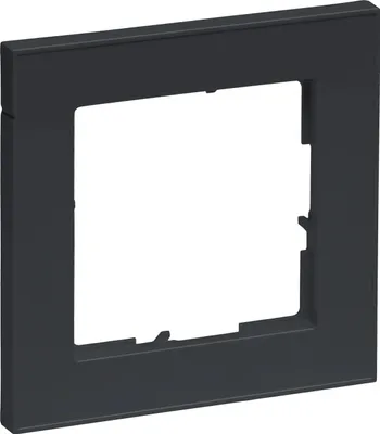 Image de Legrand SEANO+, cadre simple, laqué anthracite, 1 pièce.