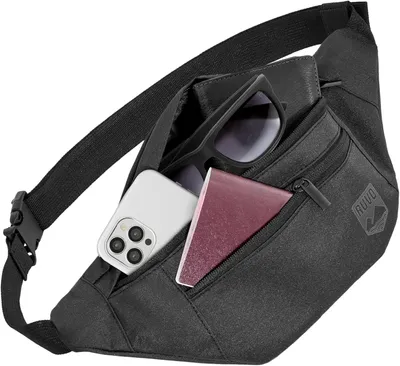 Produktbild von Gürteltasche, Diebstahlschutz, Reisen, schwarz, Einheitsgröße