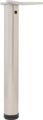 Produktbild von Tischfuß zylindrisch Tischbein ø 60mm Möbelbein L 700mm, Stahl verchromt