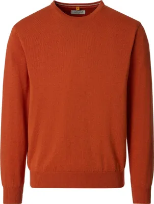 Produktbild von REDMOND Casual Herren Pullover Langarm Rundhals Comfort Terrabraun 3XL