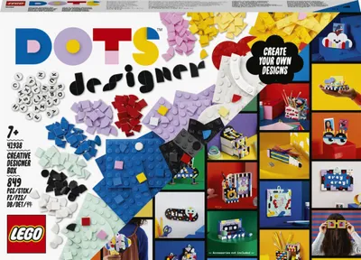 Zdjęcie produktu dla LEGO DOTS Zestaw kreatywnego projektanta, Zestaw do budowania, 7 lat(a), Plastik, 779 szt., 776 g